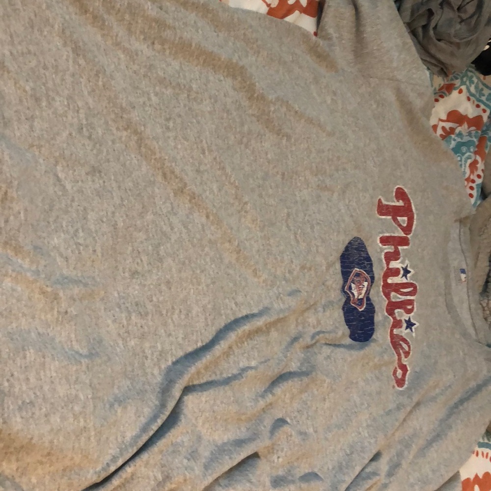 Philles t-shirt blue red gray lx